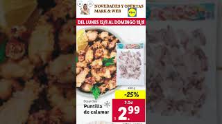 🛒OFERTAS DESTACADAS DEL FOLLETO LIDL del 12 al 18 de AGOSTO de 2024 lidloferta [upl. by Boys]