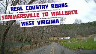 Driving Tour  Summersville to Clay to Wallback  Winter 2024  Ridges snow streams and more [upl. by Glenden61]