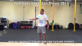 Exercises That Eliminate Fear Yo Elliott Live San Diego 2013 [upl. by Sophronia84]