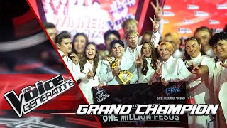 The Voice Generations The Grand Winner Vocalmyx  Highlights [upl. by Aisitel787]