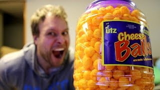 1000 Cheeseball Eating Challenge [upl. by Llerrut]