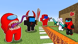 Mutant Imposters VS Most Secure House  Minecraft PE [upl. by Akemrehs690]