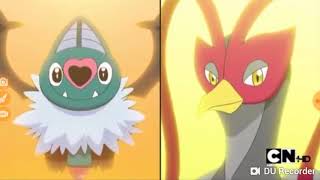 Pokemon frightening unfezant swoobat swanna VS crustle pansage stunfish video by Raj [upl. by Marge332]