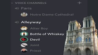 Notre Dame Cathedral Fire Discord Meme [upl. by Ydnic]