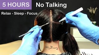 ASMR 5 HOURS  Gentle Scalp Triggers  Sleep Study Focus  NO TALKING Just Sounds [upl. by Euell]