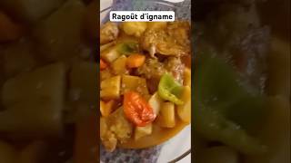 La recette complète se trouve dans mes vidéos ragout igname food shortvideo [upl. by Mcmillan757]