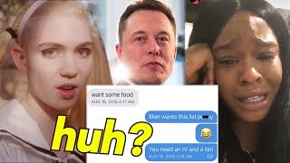 This Grimes and Elon Musk Drama with Azealia Banks Is Kind of Creepy [upl. by Inahteb734]