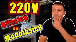 220V BIFÁSICO E 220V MONOFÁSICO DESCUBRA porque EXISTE as duas [upl. by Cristin360]