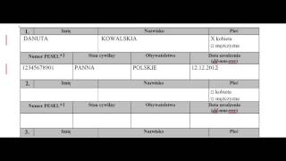 Instrukcja wypełniania wniosku w programie Rodzina 500 [upl. by Gaivn23]