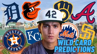 MLB WILD CARD PREDICTIONS [upl. by Revolc]