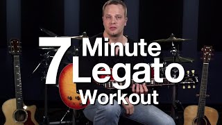 7 Minute Legato Workout  Hammer Ons amp Pull Offs [upl. by Rebecka]