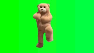 Dancing Burger King Bear Greenscreen [upl. by Airtened]