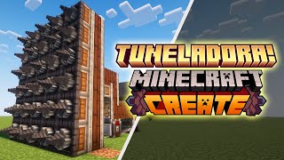 🔴Como Crear una TUNELADORA con CREATE MOD🫨 [upl. by Ahsinrad]