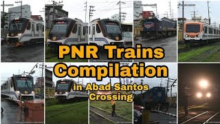 PNR Trains Compilation in Abad Santos Crossing Full Video November 2020 [upl. by Lenzi]