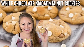 How To Make White Chocolate Chip Macadamia Nut Cookies [upl. by Tabbi26]