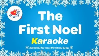 The First Noel Christmas Karaoke Instrumental Music with Lyrics [upl. by Kcirtemed221]