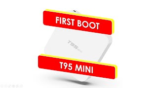 TV BOX T95 MINI ANDROID 10 FIRST BOOT Allwinner H313 [upl. by Honeyman]