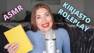 SUOMI ASMR Kirjasto roleplay [upl. by Drew]