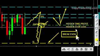 SMART TRADING PAD FOR FOREX MT4 With Hidden SLTP amp Break Even Mechanism [upl. by Amsab341]