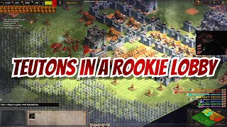 TEUTONS in a rook lobby aoe2 dm michi [upl. by Kylen]