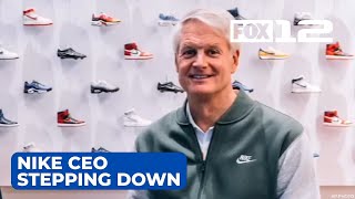 Nike CEO John Donahoe stepping down following massive layoffs [upl. by Cole]