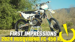 2024 Husqvarna FC 450 Rockstar Edition  First Impressions [upl. by Huff]