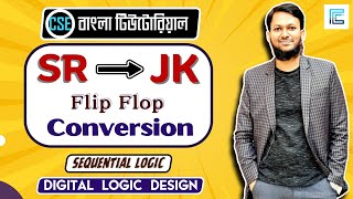 SR Flip Flop to JK Flip Flop Conversion Bangla  Digital Logic Design  jkflipflop srflipflop [upl. by Latsyrd]