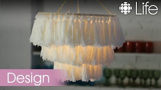 How to Make a Tassel Chandelier  CBC Life [upl. by Salinas]