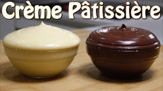 How to make Crème Pâtissière Pastry Cream  Vanilla and Chocolate Base A Non Traditional Method [upl. by Arabella]