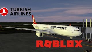 ROBLOX Turkish Airlines A330 Flight Review [upl. by Atteniuq]