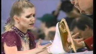 Tonya Harding USA  1994 Lillehammer Figure Skating Ladies Free Skate 1st Attempt [upl. by Mojgan]