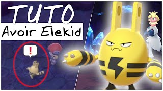 AVOIR ELEKID DANS POKEMON DIAMANT ÉTINCELANT  EXCLUSIVITÉ   TUTO FR [upl. by Yvonner]