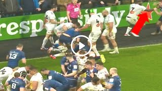 La Rochelle vs Leinster in huge punchupas 30man brawl breaks out with blokefloored [upl. by Nonregla]