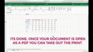 HOW TO PRINT ACTIVE SHEETS IN EXCEL ONLINE ONEDRIVE [upl. by Nihcas]