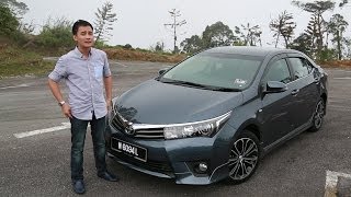 Toyota Corolla Altis 20V review  AutoBuzzmy [upl. by Bonnie]