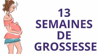 13 SEMAINES DE GROSSESSE ou treizième semaine de grossesse [upl. by Delwin]