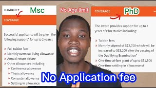 €0 Tuition No Application fee No IELTS No Age limit Stipend amp living expenses Apply Fast NTU [upl. by Rehpitsirhc784]