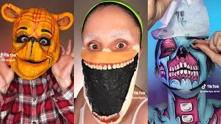 CRAZY HALLOWEEN TIKTOK REMOVAL MAKEUP 2024 [upl. by Oiruam]