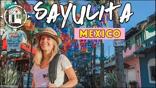 Exploring Sayulita Life  Low Budget Mexico Backpacker Scene [upl. by Rihaz585]