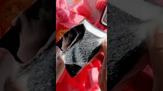 ASMR soapy double scour kitchen sponge ripping satisfying oddlysatisfying [upl. by Patterson]