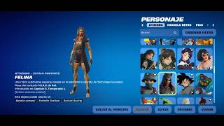 Error en Fortnite con el Skin de FELINA y sus estilos de clasificatoria [upl. by Onitselec]