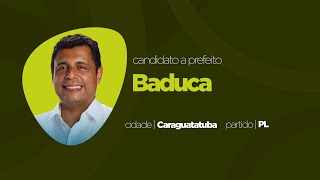 Baduca — Caraguatatuba  Eleições 2024 • Sabatinas [upl. by Christin]