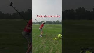 8 year old golfer with zalatoris impression [upl. by Lupien]