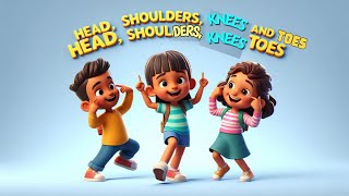 Head Shoulders Knees and Toes  Sing along Nursery Rhymes nurseryrhymes kidsvideo [upl. by Steady209]