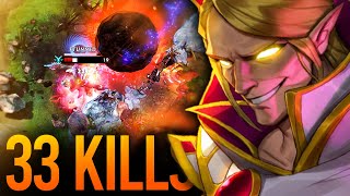 33 KILLS 100K DAMAGE DEALT INVOKER  Dota 2 Invoker [upl. by Enylodnewg804]