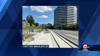 KC Streetcar running again after buckled rail halted route July 4 [upl. by Llohcin]