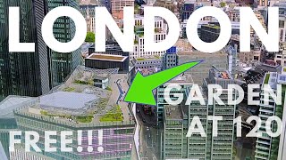 LONDON Garden at 120 Free To Enter london skygarden travel [upl. by Krissie]