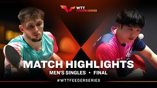 Lilian Bardet vs Yuto Muramatsu  MS Final  WTT Feeder Cagliari 2024 [upl. by Niai]