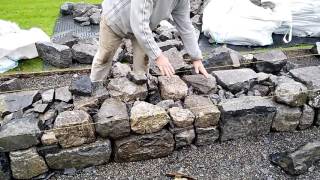 Wall building advice from stonemason Michael Fearnhead [upl. by Jennilee]