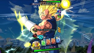 Majin Vegeta ultra on FullScreen Landscape Mode Dragon Ball Legends [upl. by English490]